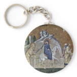Mosaics Of The Church Kahri-Djami Scene In Istanbu Keychain