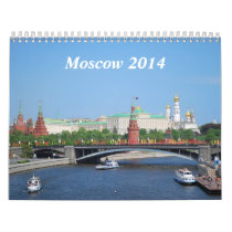 Moscow 2014 Wall Calendar