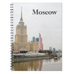 Moscow cityscape spiral note books