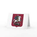 Moscow Coat of Arms Greeting Card by FlagTshirts Moscow Coat of Arms Greeting Card