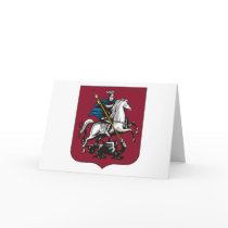 Moscow Coat of Arms Greeting Card