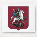 Moscow Coat of Arms Mousepad by FlagTshirts Moscow Coat of Arms Mousepad