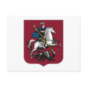 Moscow Coat of Arms Postcard by FlagTshirts Moscow Coat of Arms Postcard