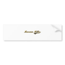 Moscow Mills Missouri Classic Design Bumper Stickers