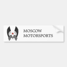 MOSCOW MOTORSPORTS BUMPER STICKER