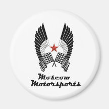 MOSCOW MOTORSPORTS REFRIGERATOR MAGNETS