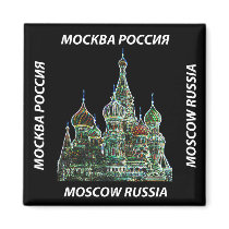 Moscow Neon Magnet by nitsupak Moscow Neon Magnet