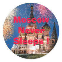 Moscow Never Sleeps ! stickers by exblack Moscow Never Sleeps ! stickers