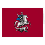 Moscow, Russia flag Cards
