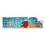 Moses and Congress Bumper Sticker