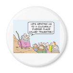 Moses and multiculturalism refrigerator magnets