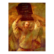 Moses and the 10 commandments posters