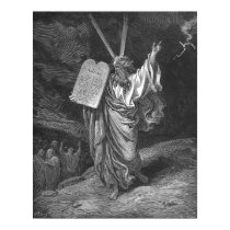 Moses, by Gustave Doré Print