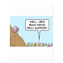 moses commandments tech support post cards