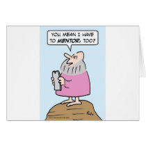 Moses has to menor, too. cards