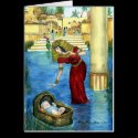 Moses in a Basket Card