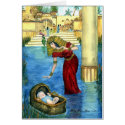 Moses in a Basket Card