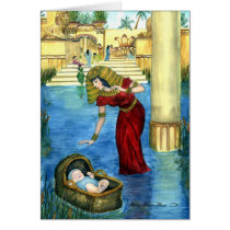 Moses in a Basket Card by SherryHolderHunt Moses in a Basket Card