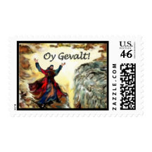 Moses Oy Gevalt! Postage Stamp