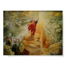 Moses parting the red sea print.