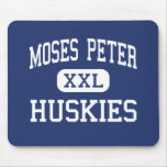 Moses Peter - Huskies - High - Akiachak Alaska Mouse Mat