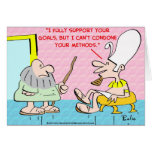 MOSES PHARAOH CONDONE METHODS GREETING CARD