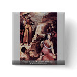 Moses Receiving The Tablets Of The Law Pinback Button