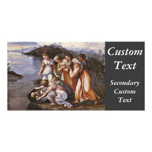 Moses Saved from the Water Personalized Photo Card