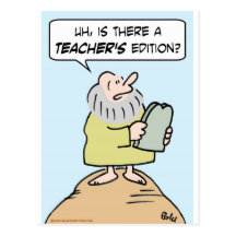 moses teachers edition commandments postcards
