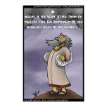Moses & The 10 Hashtags Poster by Rick London posters