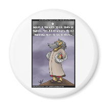 Moses & The 10 Twitter Hashtags Funny Gifts & Tees magnets