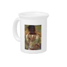Moses with the commandments by Rembrandt Drink Pitchers
