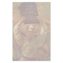 Moses With The Tablets Of The Law By Rembrandt Personalized Stationery