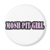 Mosh PIT GIRL SEXY PUNK ROCK GIRLS magnets