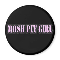 Mosh PIT GIRL SEXY PUNK ROCK GIRLS magnets