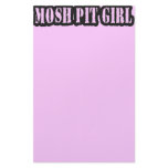 Mosh PIT GIRL SEXY PUNK ROCK GIRLS Stationery Design
