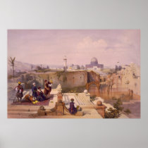 Mosque of Omar Shewing the Site of the Temple Posters