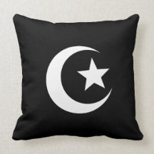 Mosque Pictogram Throw Pillow