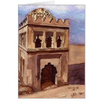 Mosque watercolour cards