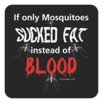Mosquitoes Should Suck Fat Stickers