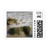 Moss covered rocks, small stamps