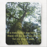 Moss-covered Tree Mousepad mousepads
