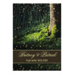 Moss Enchanted Forest Firefly Wedding Invitations