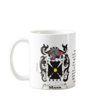 Moss family Coats of Arms mug