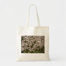 Moss on White Gravel Surface Canvas Bag