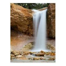 Mossy Cave Waterfall Postcard