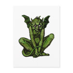 Mossy Little Green Goblin Man Postcard