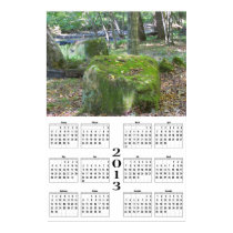 Mossy Rocks - 2013 Calendar Poster