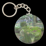 Mossy Rocks on Bank keychains