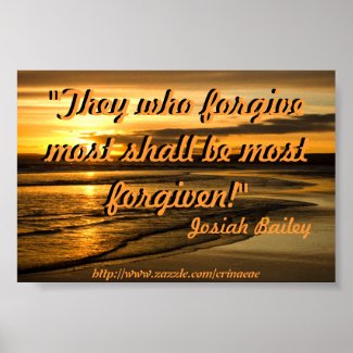 Most Forgiven Poster print